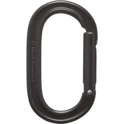 BLACK DIAMOND OVAL KEYLOCK CARABINER BLACK 23