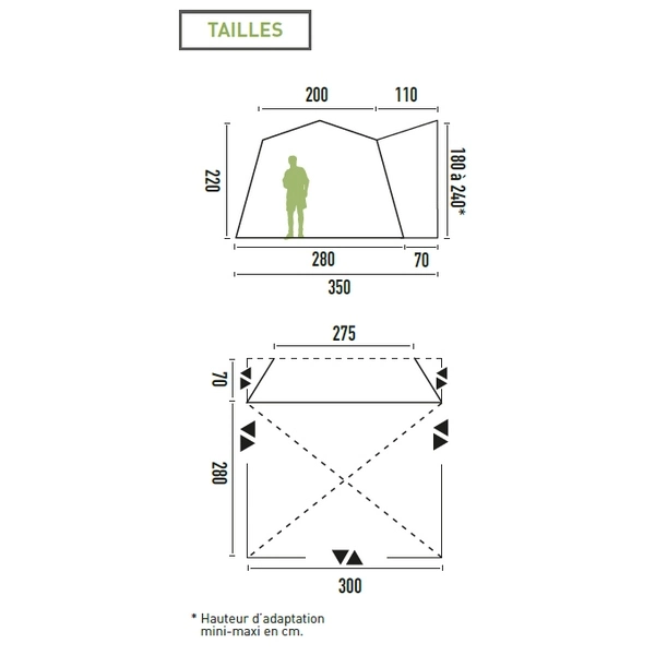 Auvent De Camping-car Gonflable SANTA CRUZ 6 Auvent De Camping-car Gonflable SANTA CRUZ – Image 4