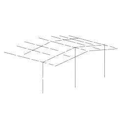 Auvent De Caravane MONTREUX 2,50m -Mobilier De Camping Soldes auvent caravane montreux 2