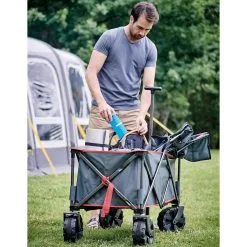 Chariot Transport Tout Terrain -Mobilier De Camping Soldes chariot pliant 2