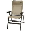 Fauteuil Alu Dossier Bas SLIM Moka -Mobilier De Camping Soldes fauteuil alu dossier bas slim moka