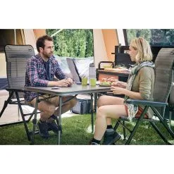 Fauteuil Camping Alu Dossier Haut SLIM Cocoon -Mobilier De Camping Soldes fauteuil alu dossier haut slim cocoon 4