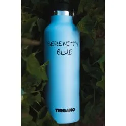 Gourde Inox 750ml BLEU -Mobilier De Camping Soldes gourde inox 750ml bleu 2