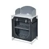Meuble De Cuisine Simple Gris/noir -Mobilier De Camping Soldes meuble cuisine