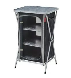 Meuble De Rangement Pliant Gris/noir