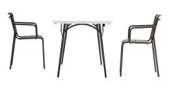 Table Polyéthylène Pliage Central 180 Cm -Mobilier De Camping Soldes table polyethylene pliante 180 2