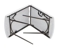 Table Polyéthylène Pliage Central 180 Cm -Mobilier De Camping Soldes table polyethylene pliante 180 6