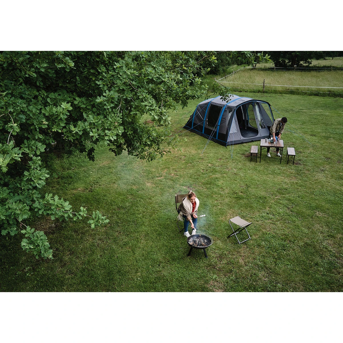 Tente Camping Gonflable 4 Places Trigano DIABLO 4 7 Tente Camping Gonflable 4 Places Trigano DIABLO 4 – Image 5