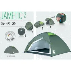JAMETIC 2 - JAMET -Mobilier De Camping Soldes tente camping jamet jametic 2 8