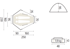 OURAL - JAMET -Mobilier De Camping Soldes tente decouverte 2 places jamet oural