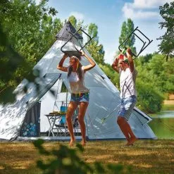 Tipi Camping Trigano CHEROKEE 500 -Mobilier De Camping Soldes tipi camping cherokee 500 2